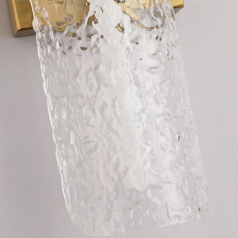 Scandinavian Water Wave Cylinder LED Wall Sconce Lamp