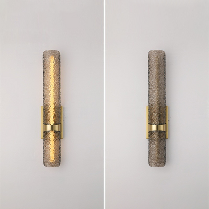 Scandinavian Water Wave Cylinder LED Wall Sconce Lamp
