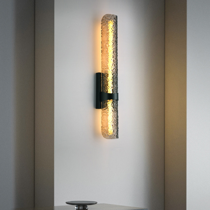 Scandinavian Water Wave Cylinder LED Wall Sconce Lamp