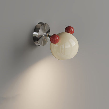 Creative Iron Cartoon Bear Kids LED Wall Sconce Lamp