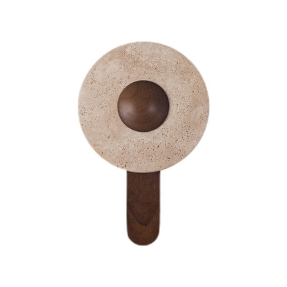 Shabby Wood Geometric Combined Shape LED Wall Sconce Lamp