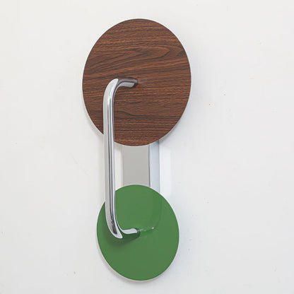 French Iron Aluminum Acrylic Round LED Wall Sconce Lamp