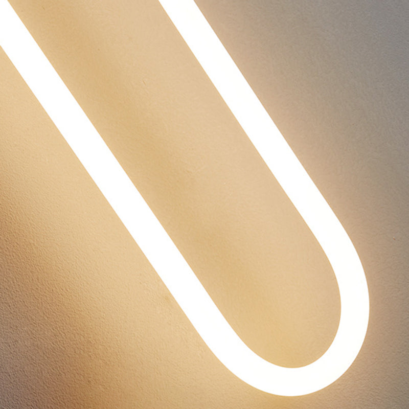 Modern Luxury Brass Acrylic Oval Globe LED Wall Sconce Lamp