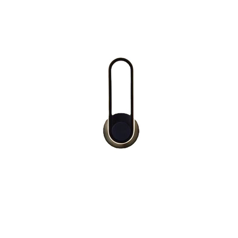 Nordic Acrylic Metal Round Oval LED Wall Sconce Lamp