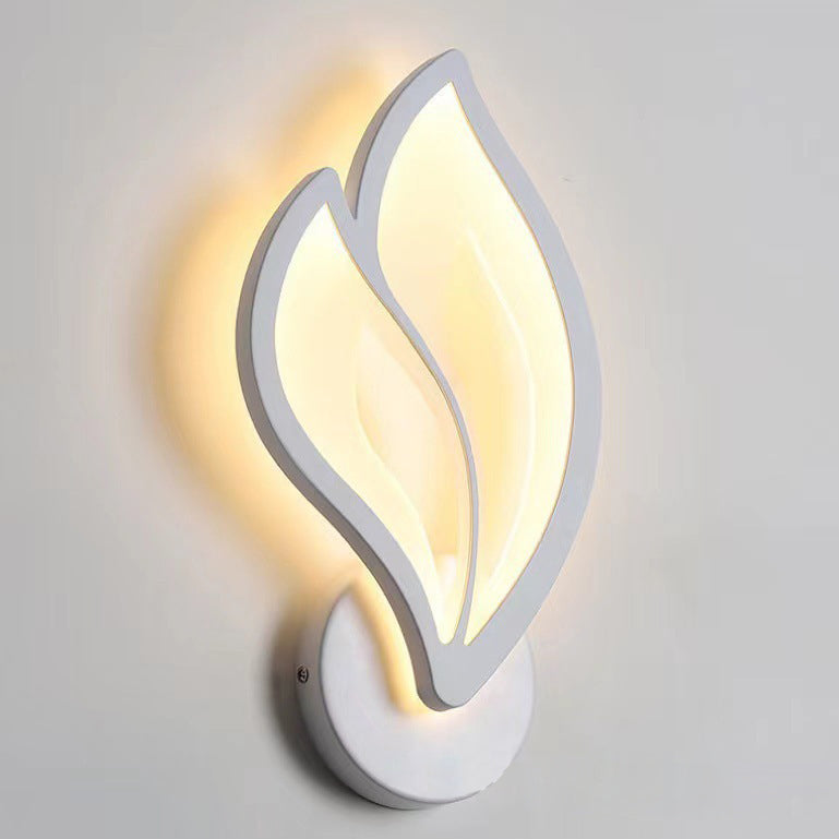 Art Deco Acrylic Aluminum Iron Petal LED Wall Sconce Lamp