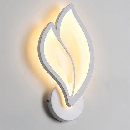 Art Deco Acrylic Aluminum Iron Petal LED Wall Sconce Lamp
