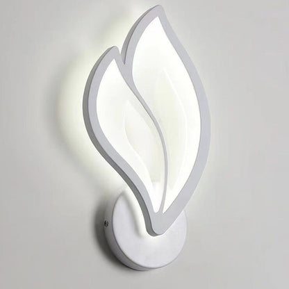 Art Deco Acrylic Aluminum Iron Petal LED Wall Sconce Lamp