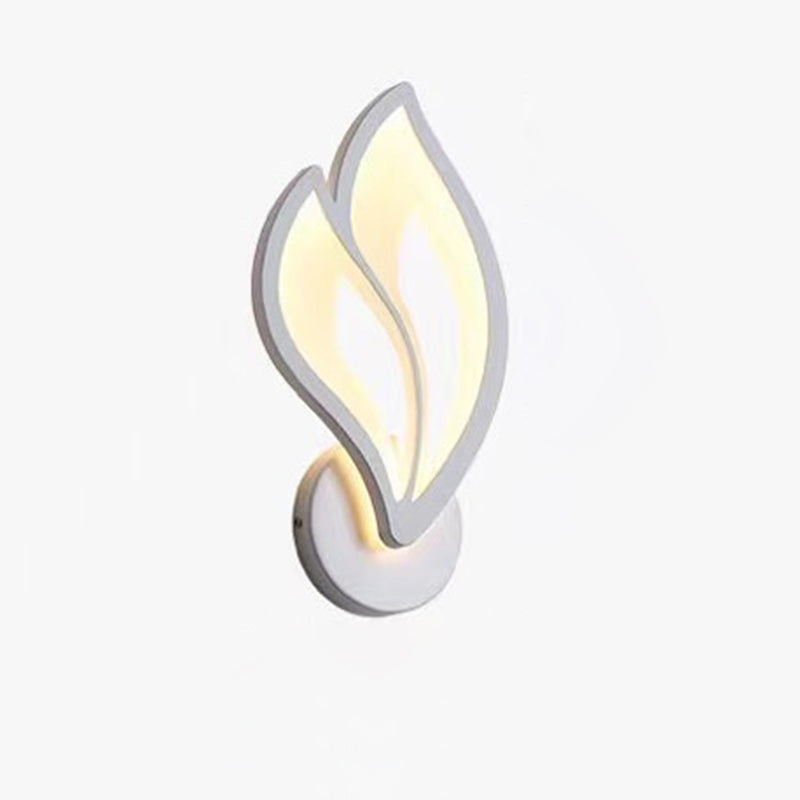 Art Deco Acrylic Aluminum Iron Petal LED Wall Sconce Lamp