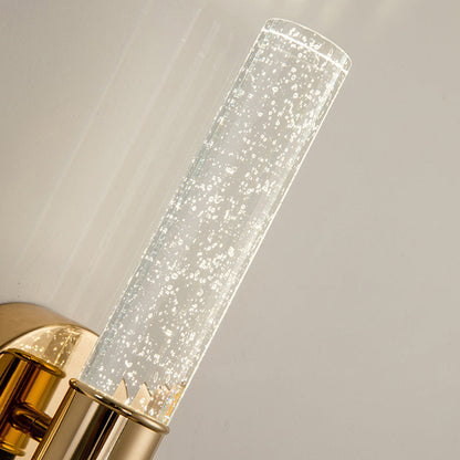 Acrylic Aluminum Crystal Bubble Round LED Wall Sconce Lamp