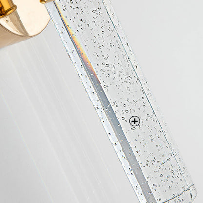 Acrylic Aluminum Crystal Bubble Round LED Wall Sconce Lamp
