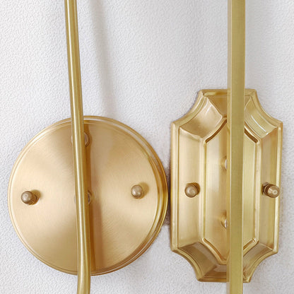 Scandinavian Resin Angel Round 1-Light Wall Sconce Lamp
