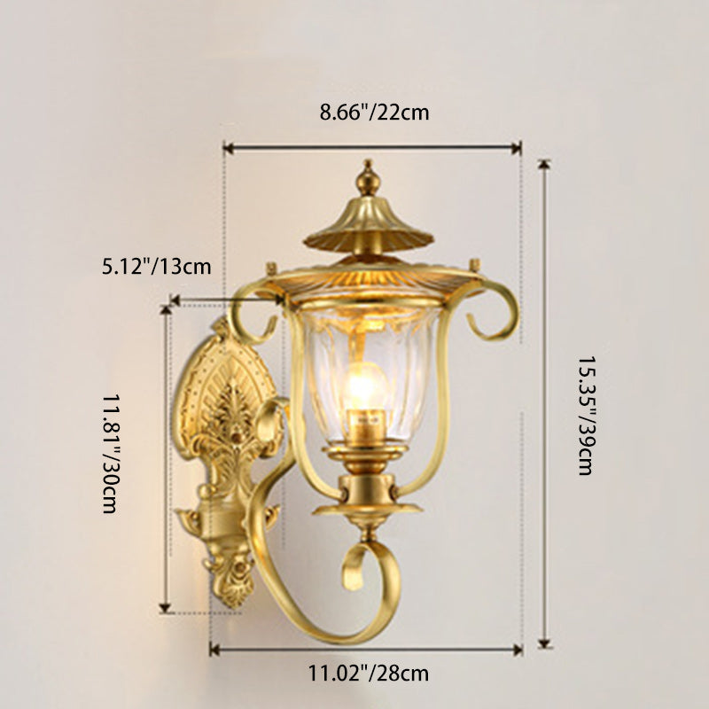 Scandinavian Curved Round 1/2-Light Wall Sconce Lamp