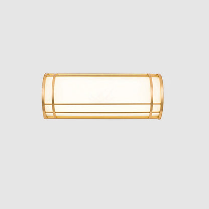 Acrylic Iron Half-Round Rectangular LED Wall Sconce Lamp