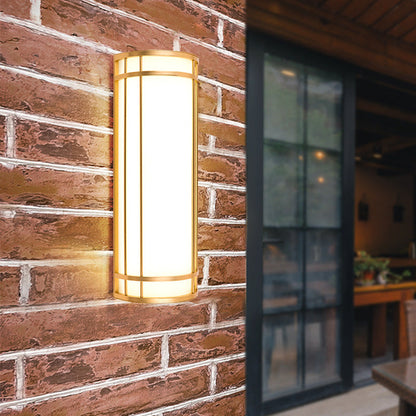Acrylic Iron Half-Round Rectangular LED Wall Sconce Lamp