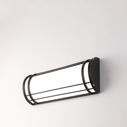 Acrylic Iron Half-Round Rectangular LED Wall Sconce Lamp