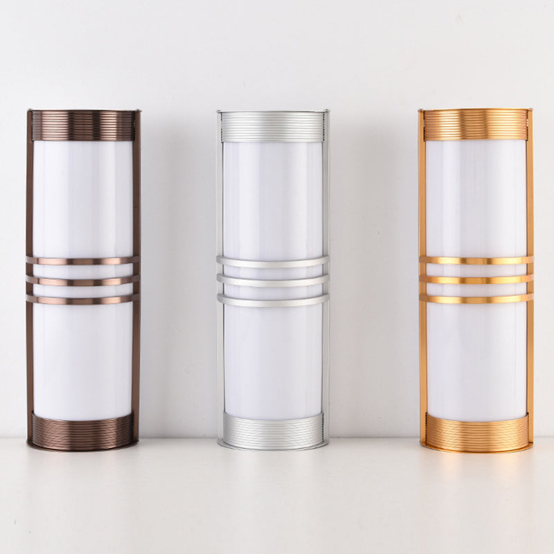Acrylic & Iron Half-Round Long LED Wall Sconce Lamp