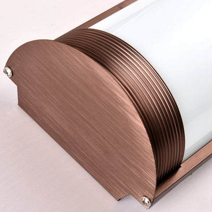 Acrylic & Iron Half-Round Long LED Wall Sconce Lamp