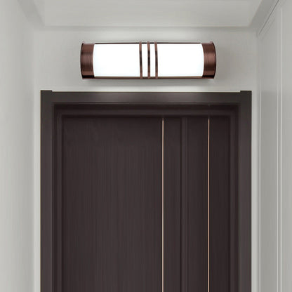 Acrylic & Iron Half-Round Long LED Wall Sconce Lamp