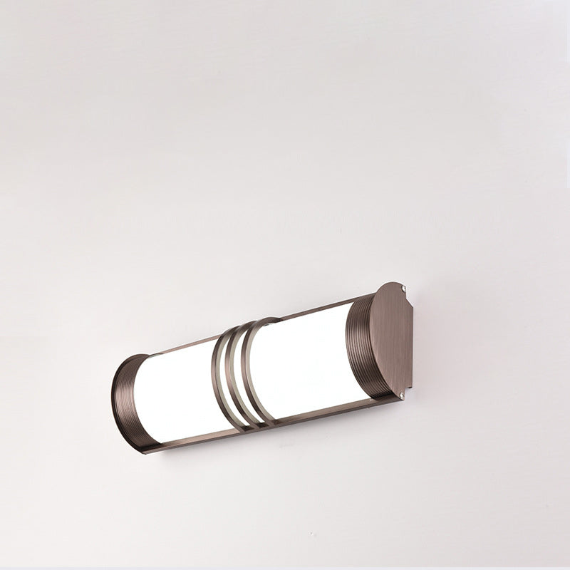 Acrylic & Iron Half-Round Long LED Wall Sconce Lamp