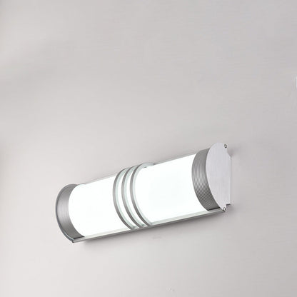 Acrylic & Iron Half-Round Long LED Wall Sconce Lamp