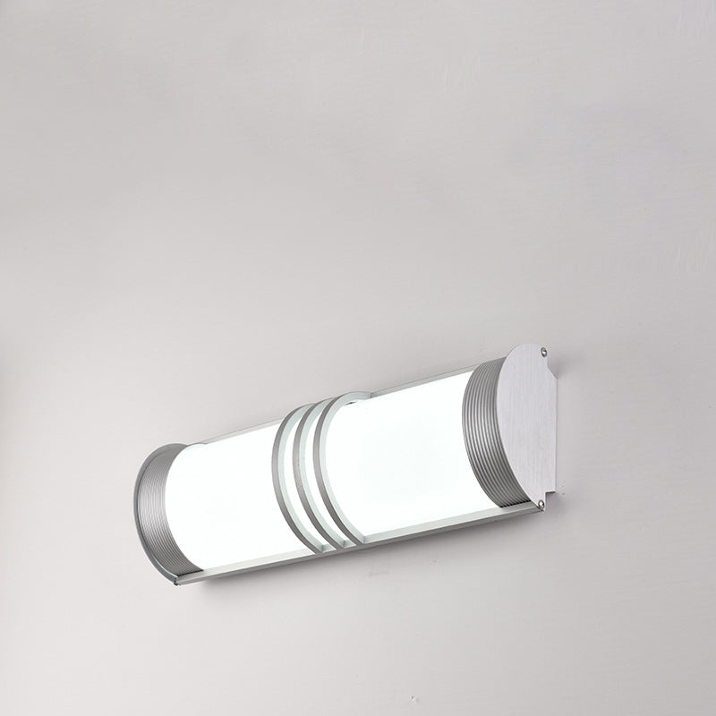 Acrylic & Iron Half-Round Long LED Wall Sconce Lamp