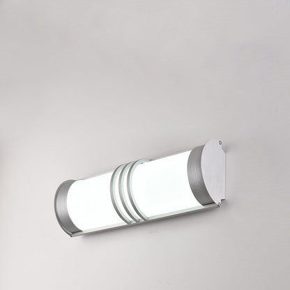 Acrylic & Iron Half-Round Long LED Wall Sconce Lamp
