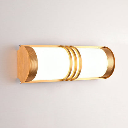Acrylic & Iron Half-Round Long LED Wall Sconce Lamp