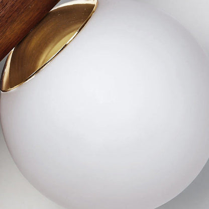 Scandinavian Glass Cylinder Globe 2-Light Wall Sconce Lamp