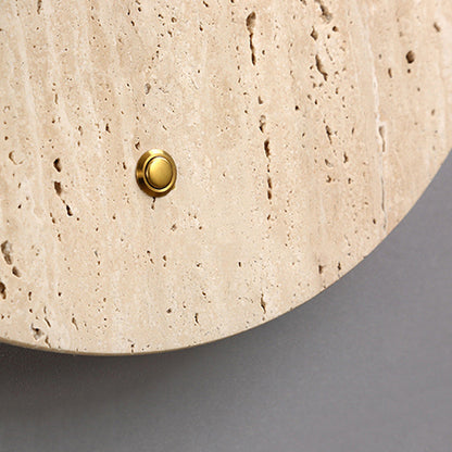 Japanese Glass Oval Round 1-Light Wall Sconce Lamp