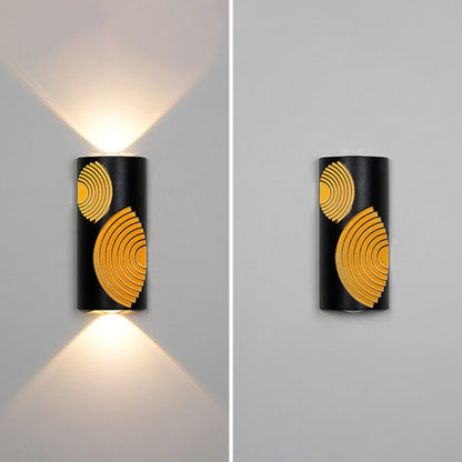 PC Aluminum Textured Rectangle LED Wall Sconce Lamp