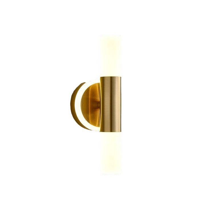 Acrylic & Iron Round Cylinder LED Wall Sconce Lamp