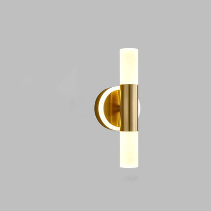 Acrylic & Iron Round Cylinder LED Wall Sconce Lamp