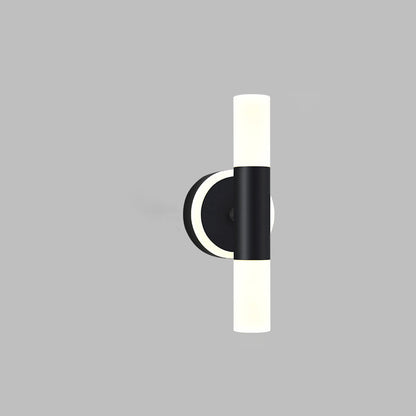 Acrylic & Iron Round Cylinder LED Wall Sconce Lamp