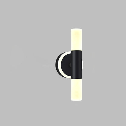 Acrylic & Iron Round Cylinder LED Wall Sconce Lamp
