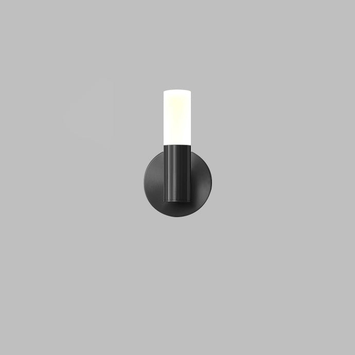 Acrylic & Iron Round Cylinder LED Wall Sconce Lamp