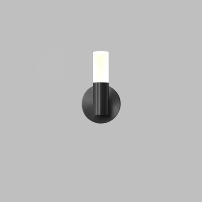 Acrylic & Iron Round Cylinder LED Wall Sconce Lamp