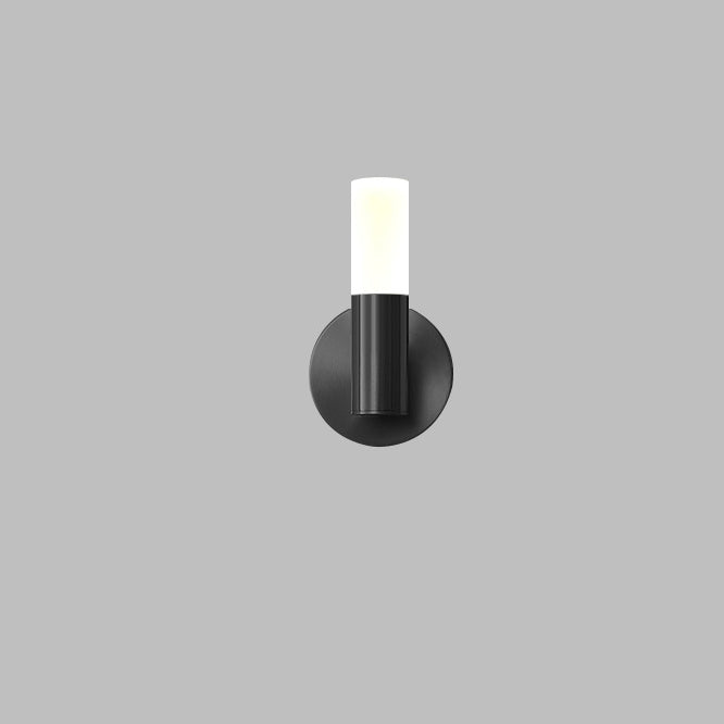 Acrylic & Iron Round Cylinder LED Wall Sconce Lamp