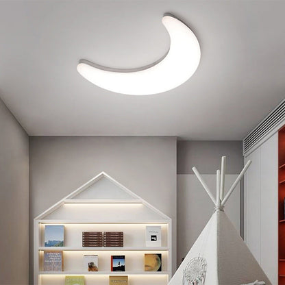 Acrylic Brass Crescent-Shaped LED Wall Sconce Lamp