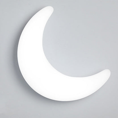 Acrylic Brass Crescent-Shaped LED Wall Sconce Lamp