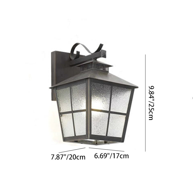 Scandinavian House-Shaped Square 1-Light Wall Sconce Lamp