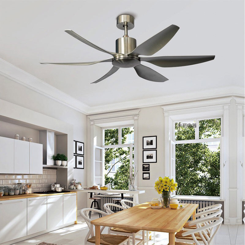 Contemporary Copper Ceiling Fan Light