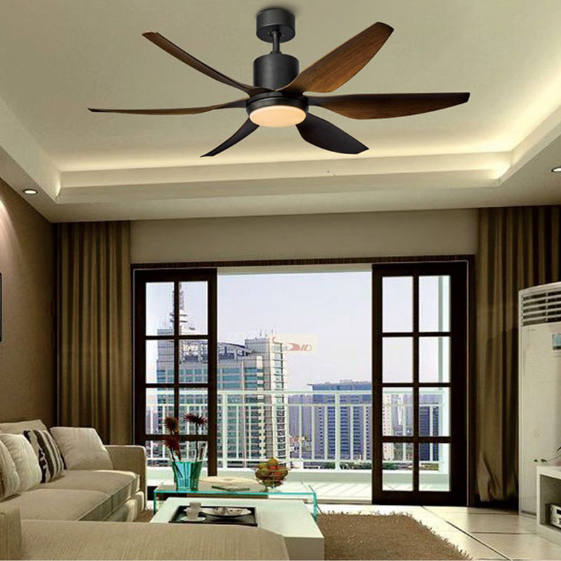 Contemporary Copper Ceiling Fan Light
