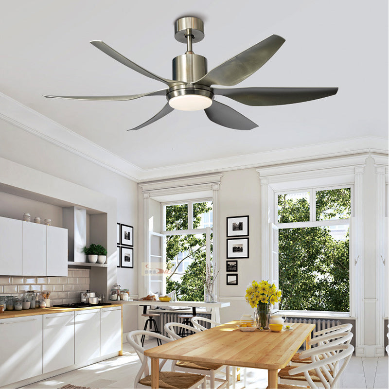 Contemporary Copper Ceiling Fan Light