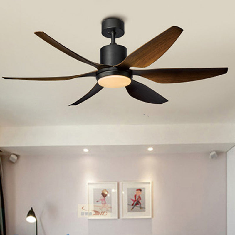 Contemporary Copper Ceiling Fan Light