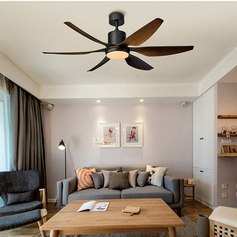Contemporary Copper Ceiling Fan Light