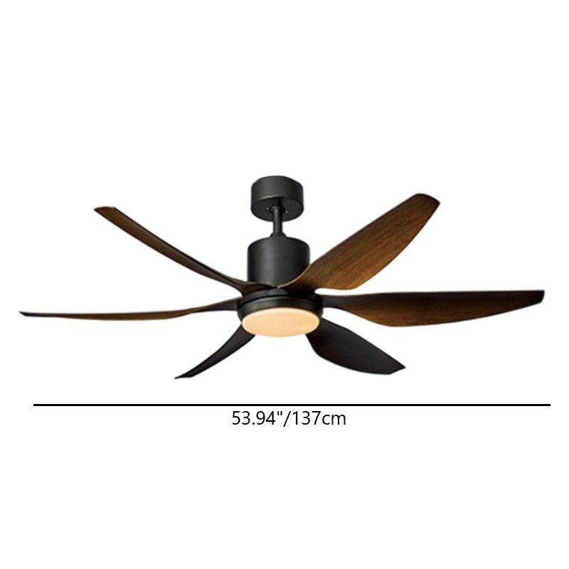 Contemporary Copper Ceiling Fan Light