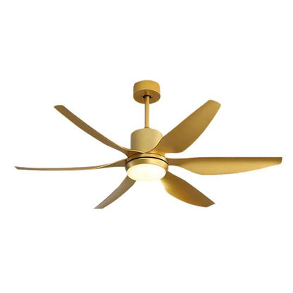 Contemporary Copper Ceiling Fan Light