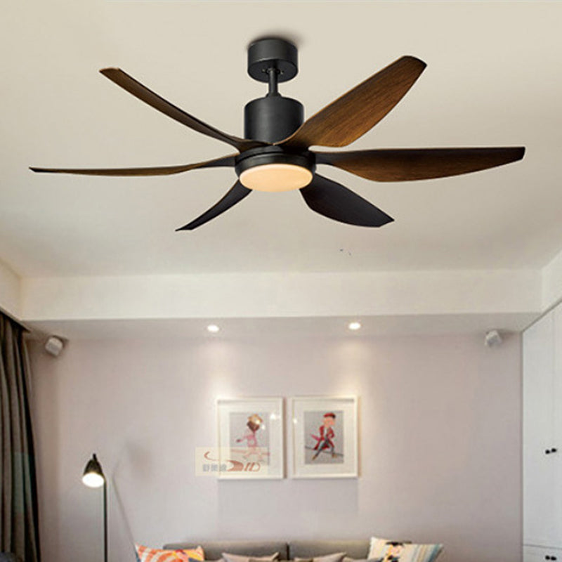 Contemporary Copper Ceiling Fan Light