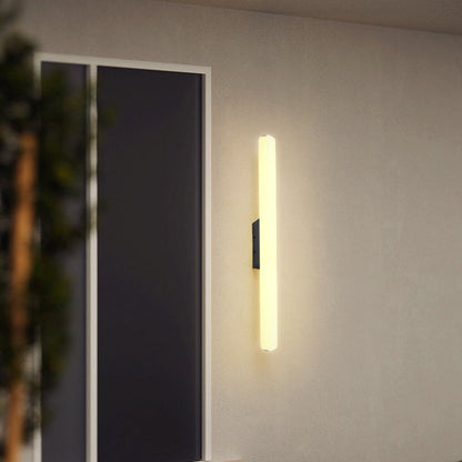 Acrylic Aluminum Cylindrical Strip LED Wall Sconce Lamp