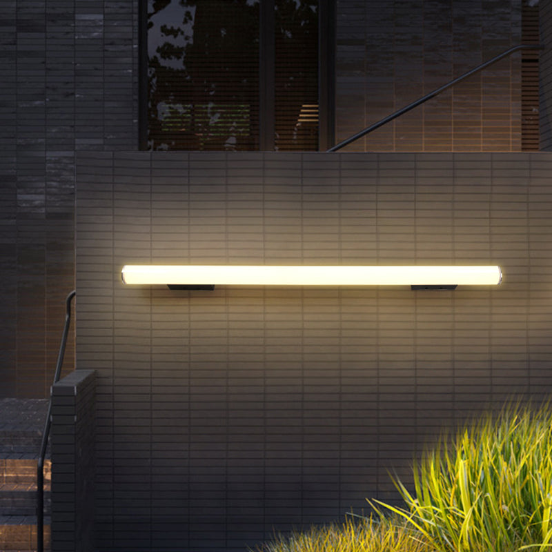 Acrylic Aluminum Cylindrical Strip LED Wall Sconce Lamp